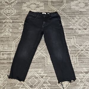 Kensie Allie High Rise Straight Crop